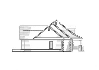 Home Plan 1 Left Elevation