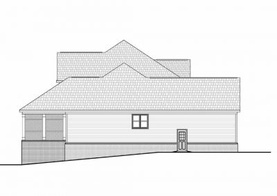 Home Plan 2 Left Elevation