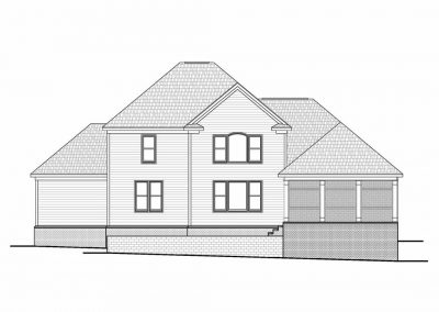 Home Plan 2 Rear Elevation