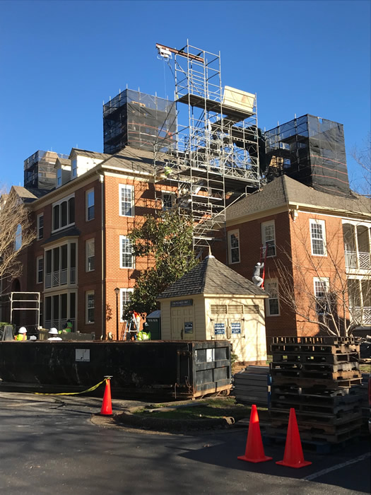 Marriott Chimney, Porch, and Window Remodeling Project by AF Ross LLC